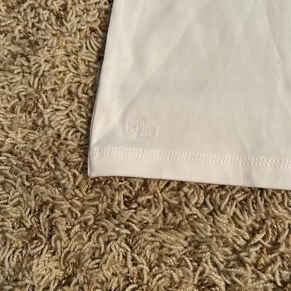 Lauren Ralph Lauren- Boat-Neck White Blouse - Size XXL - Picture 3 of 5